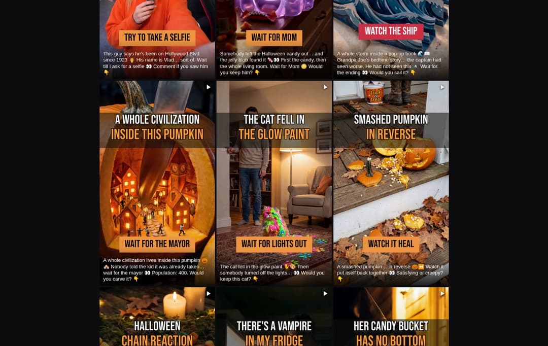 Different visual styles across the catalogue